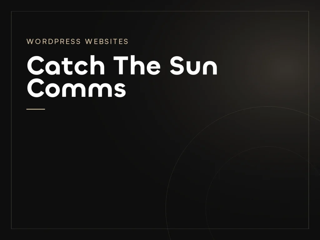 Catch The Sun Comms
