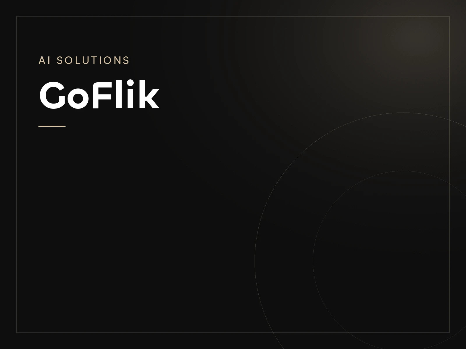 GoFlik, a AI Solutions project by Mahad Nasir