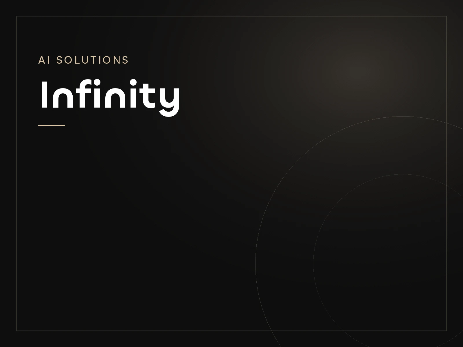Infinity, a AI Solutions project by Mahad Nasir
