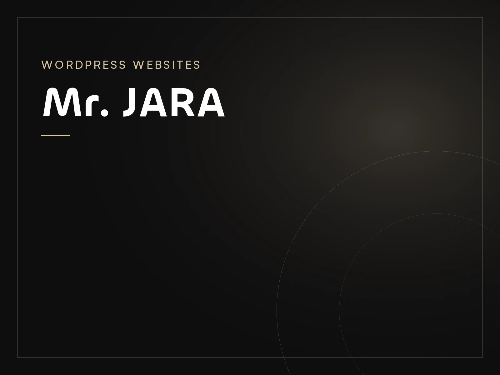 Mr. JARA