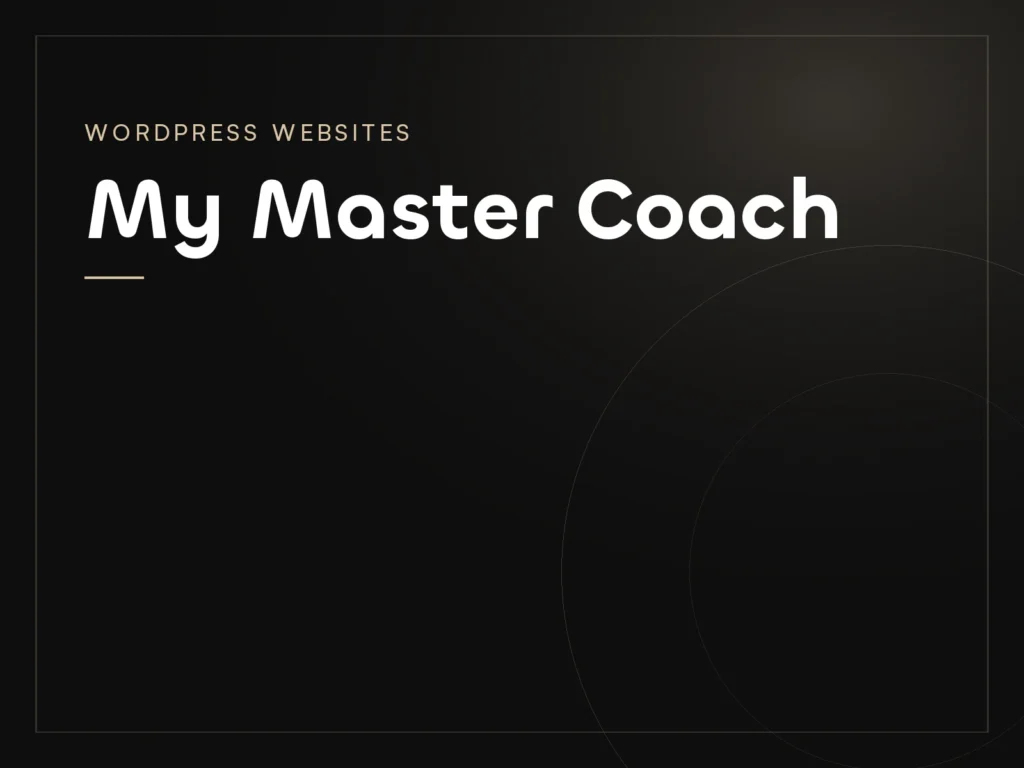 My Master Coach