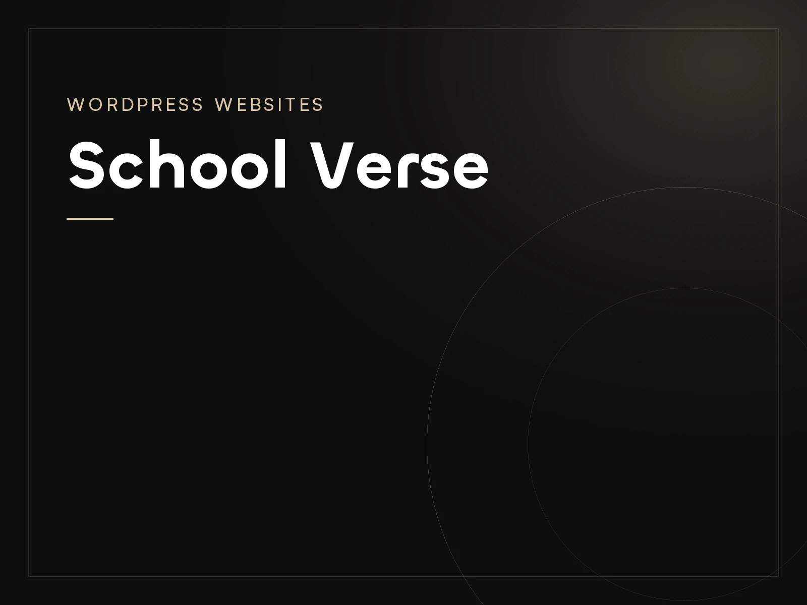 School Verse