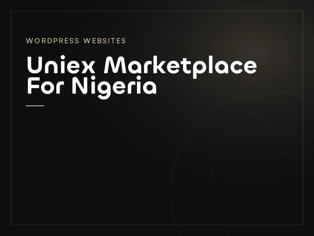 Uniex Marketplace For Nigeria