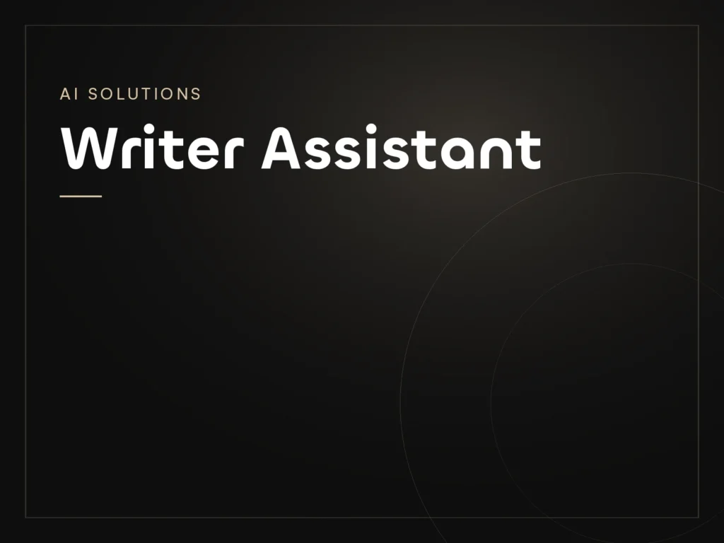 Writer Assistant