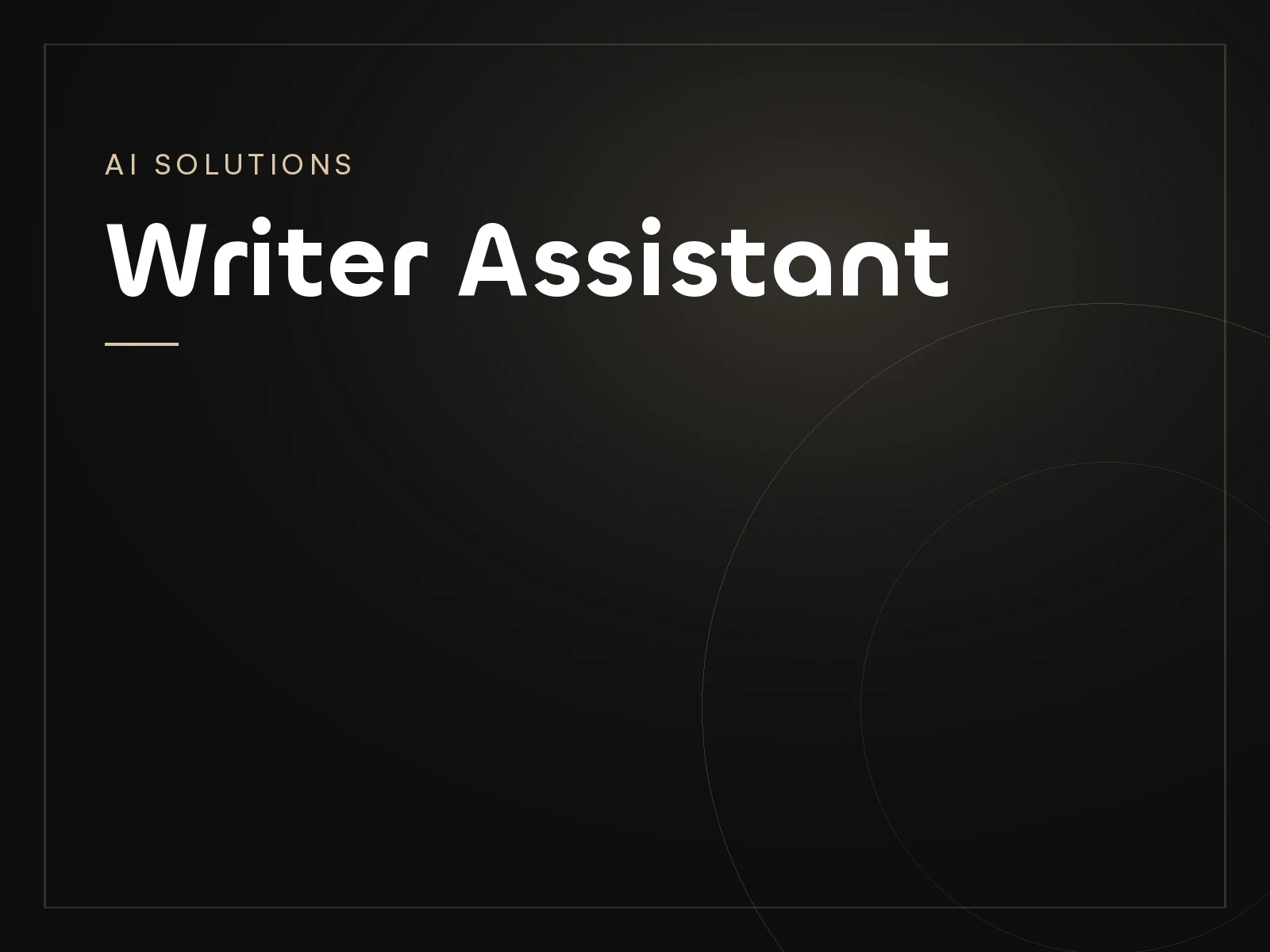 Writer Assistant