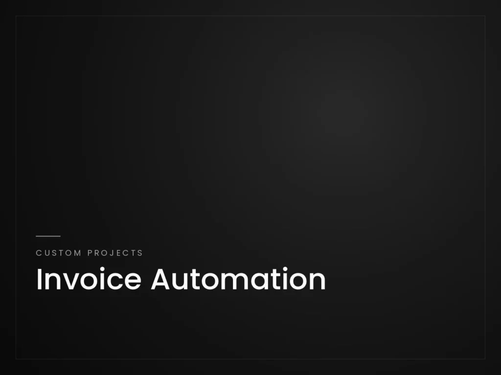 Invoice Automation - Custom Projects project by Mahad Nasir