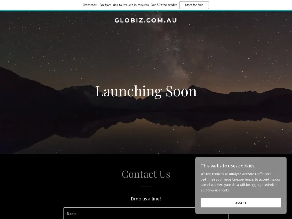 Globiz website screenshot