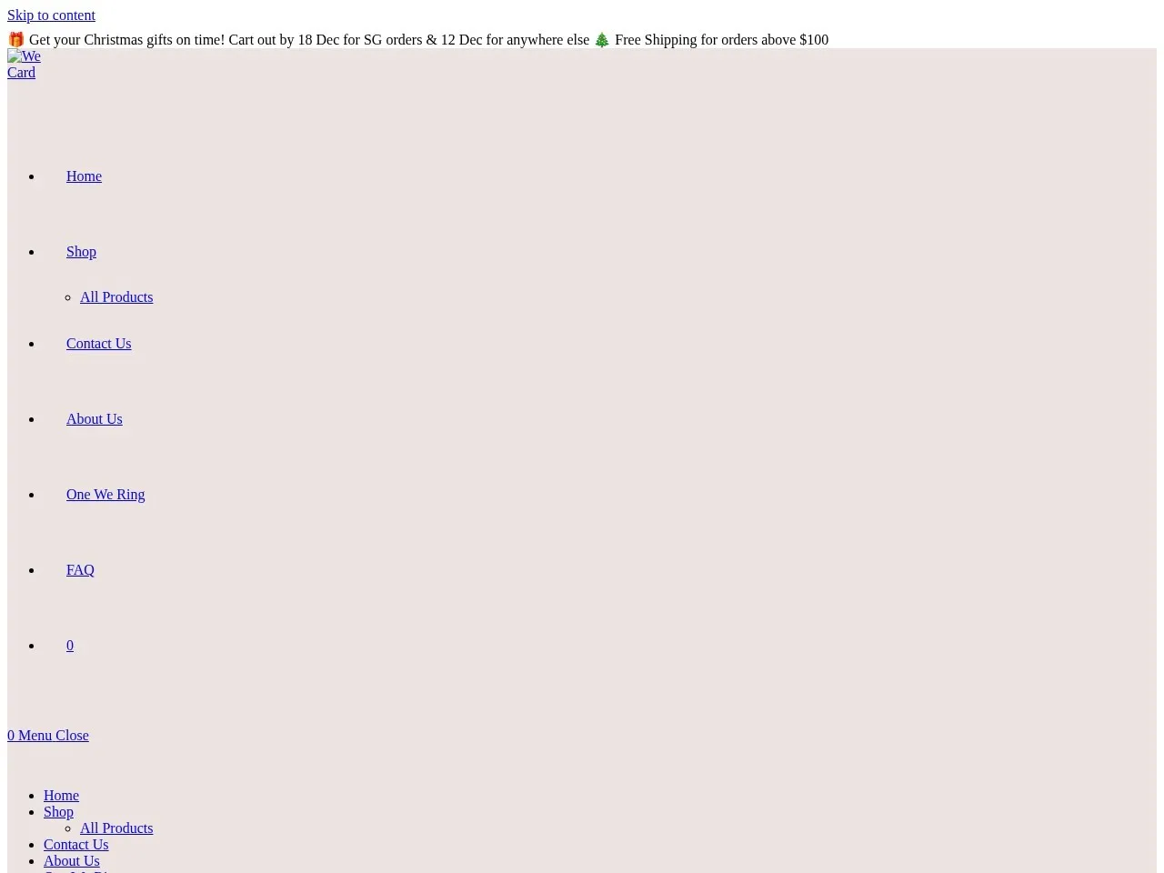 weCard website screenshot